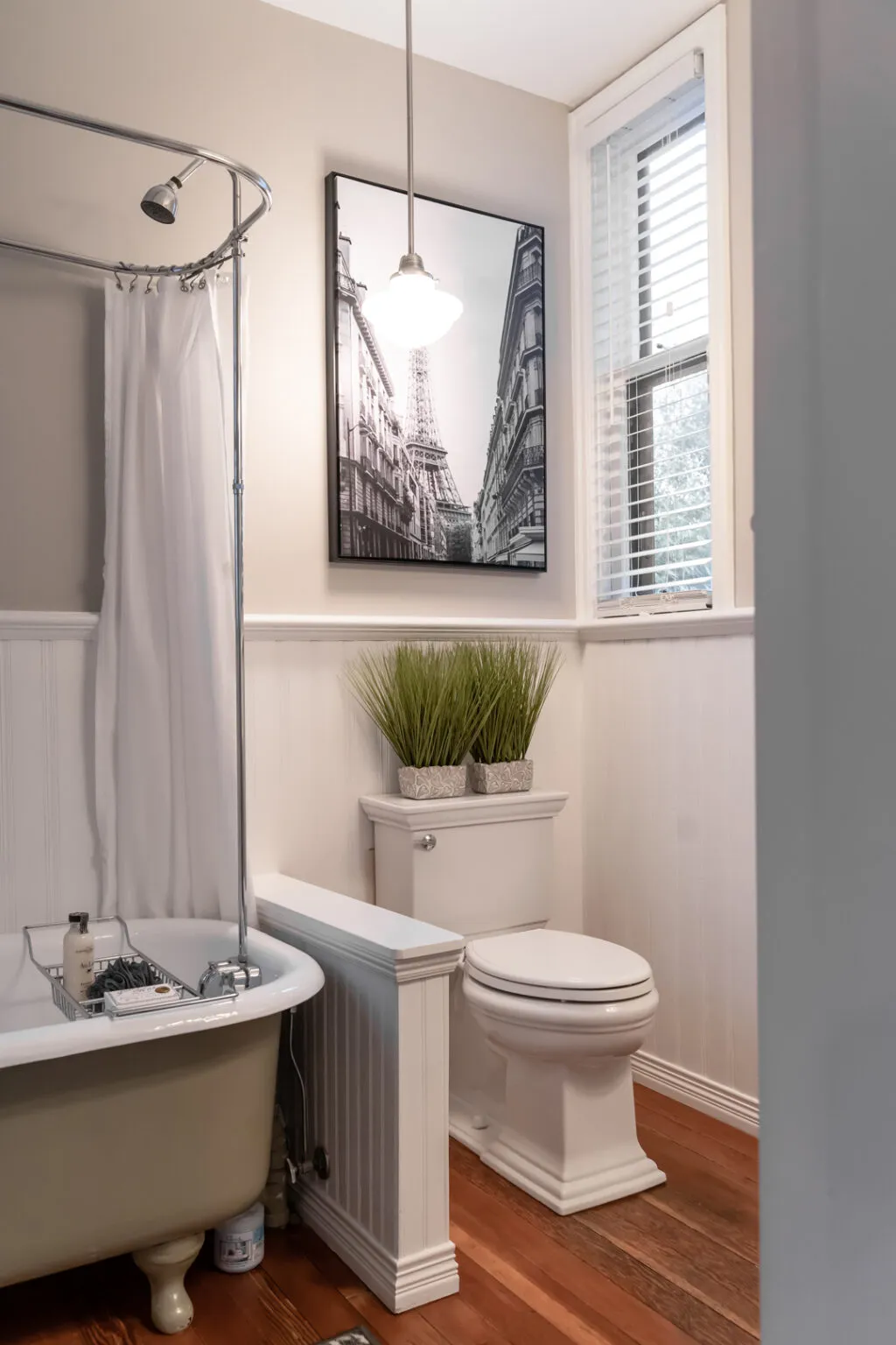 Modern ensuite in a heritage home