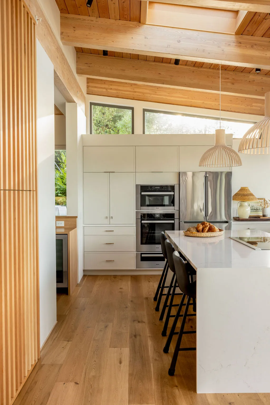 Open concept kitchen layout