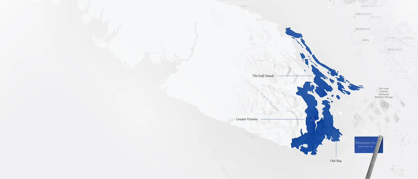 Greater Victoria Flintstones Pro service area map
